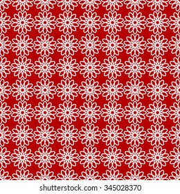 Seamless pattern with red and white colors. 