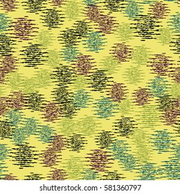 Seamless  pattern. Reflection in water moons. Random spot color. Background. Chaos. Cartoon. Flat. Camouflage.