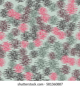 Seamless  pattern. Reflection in water moons. Random spot color. Background. Chaos. Cartoon. Flat. Camouflage.