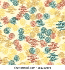 Seamless  pattern. Reflection in water moons. Random spot color. Background. Chaos. Cartoon. Flat. Camouflage.