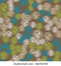 Seamless  pattern. Reflection in water moons. Random spot color. Background. Chaos. Cartoon. Flat. Camouflage.