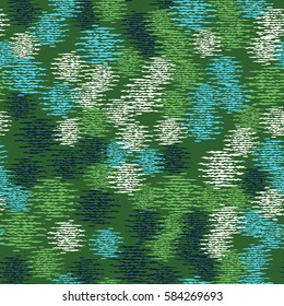 Seamless  pattern. Reflection in water moons. Random spot color. Background. Chaos. Cartoon. Flat. Camouflage.