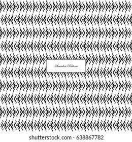 Seamless pattern of regular combinations of polygons. Abstract vector background. Monochrome black and white texture for fabrics, wallpapers, design.