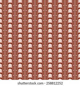 Seamless pattern reminiscent of roofing shingles.