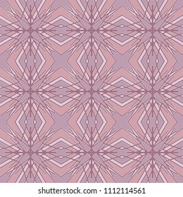 Seamless pattern repeat vector ramadan background. Islamic abstract geometric texture design. Arabic trendy surface fabric.