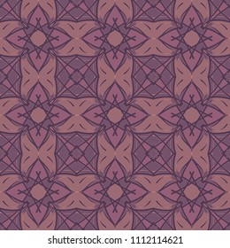 Seamless pattern repeat vector ramadan background. Islamic abstract geometric texture design. Arabic trendy surface fabric.