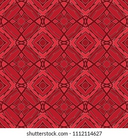 Seamless pattern repeat vector ramadan background. Islamic abstract geometric texture design. Arabic trendy surface fabric.