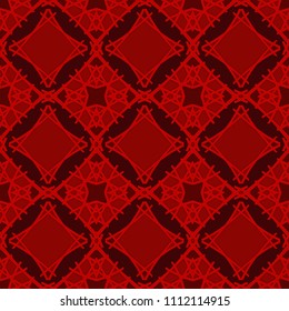 Seamless pattern repeat vector ramadan background. Islamic abstract geometric texture design. Arabic trendy surface fabric.