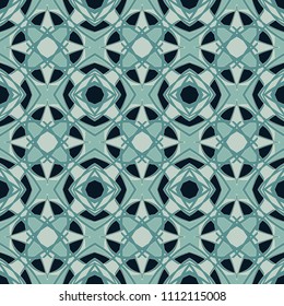 Seamless pattern repeat vector ramadan background. Islamic abstract geometric texture design. Arabic trendy surface fabric.