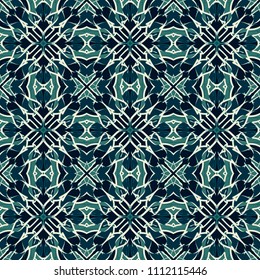 Seamless pattern repeat vector ramadan background. Islamic abstract geometric texture design. Arabic trendy surface fabric.