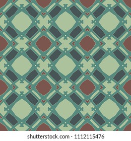 Seamless pattern repeat vector ramadan background. Islamic abstract geometric texture design. Arabic trendy surface fabric.