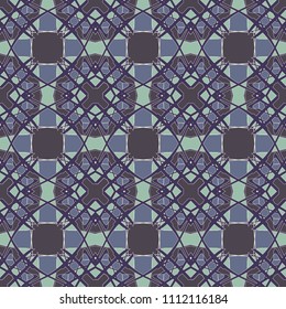 Seamless pattern repeat vector ramadan background. Islamic abstract geometric texture design. Arabic trendy surface fabric.