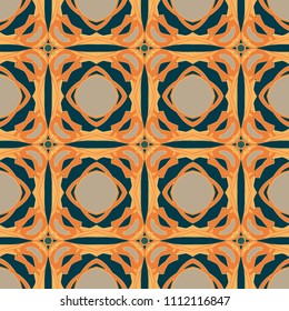 Seamless pattern repeat vector ramadan background. Islamic abstract geometric texture design. Arabic trendy surface fabric.