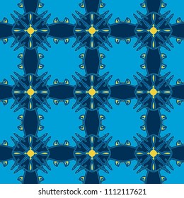 Seamless pattern repeat vector ramadan background. Islamic abstract geometric texture design. Arabic trendy surface fabric.