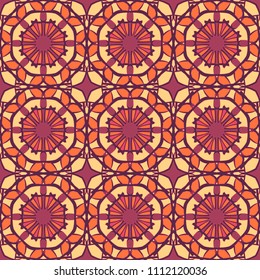 Seamless pattern repeat vector ramadan background. Islamic abstract geometric texture design. Arabic trendy surface fabric.
