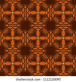 Seamless pattern repeat vector ramadan background. Islamic abstract geometric texture design. Arabic trendy surface fabric.