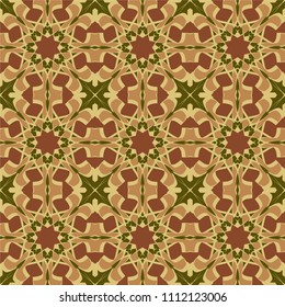 Seamless pattern repeat vector ramadan background. Islamic abstract geometric texture design. Arabic trendy surface fabric.