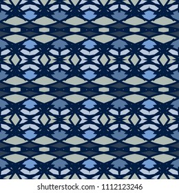 Seamless pattern repeat vector ramadan background. Islamic abstract geometric texture design. Arabic trendy surface fabric.