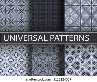 Seamless pattern repeat vector ramadan background. Islamic abstract geometric texture design. Arabic trendy surface fabric.