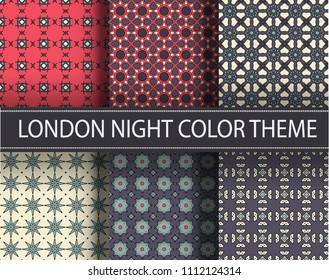 Seamless pattern repeat vector ramadan background. Islamic abstract geometric texture design. Arabic trendy surface fabric.