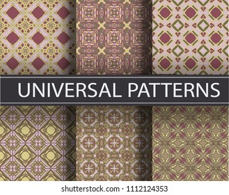 Seamless pattern repeat vector ramadan background. Islamic abstract geometric texture design. Arabic trendy surface fabric.