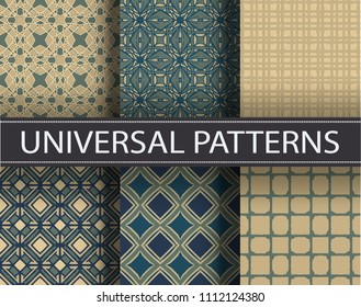Seamless pattern repeat vector ramadan background. Islamic abstract geometric texture design. Arabic trendy surface fabric.