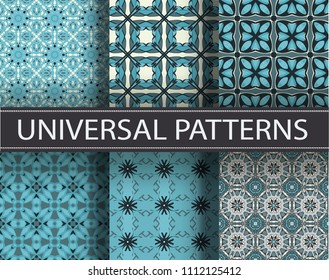 Seamless pattern repeat vector ramadan background. Islamic abstract geometric texture design. Arabic trendy surface fabric.