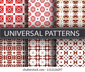 Seamless pattern repeat vector ramadan background. Islamic abstract geometric texture design. Arabic trendy surface fabric.