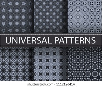 Seamless pattern repeat vector ramadan background. Islamic abstract geometric texture design. Arabic trendy surface fabric.