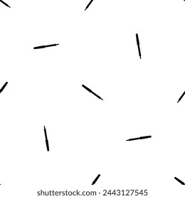 Seamless pattern of repeated black soldering iron symbols. Elements are evenly spaced and some are rotated. Vector illustration on white background