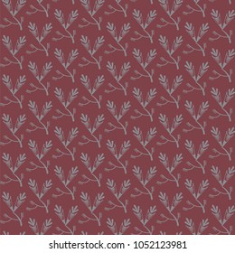 seamless pattern with repeated flower ornaments