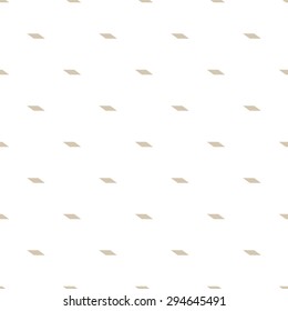 Seamless pattern of repeated small beige rectangles with beveled edges on a white background