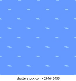 Seamless pattern of repeated small light blue rectangles with beveled edges on blue violet background