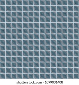 seamless pattern with repeated striped squares, a style for fabric patterns invented during the 19th century called excentrics