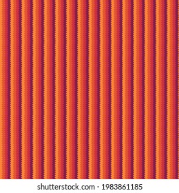Seamless pattern. Repeated zigzag lines. Ethnic ornament. Jagged stripes. Waves ornate. Curves image. Wavy figures background. Mosaic motif. Ethnical paper. Tribal print, geometric design. Vector.