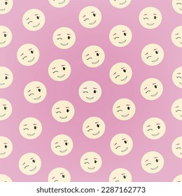Seamless pattern, repeating backdrop. Surface design with simple shapes

