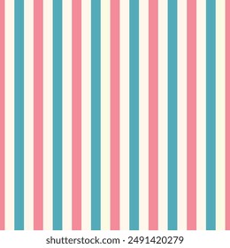 seamless pattern of repeating calm vertical lines in pink and blue