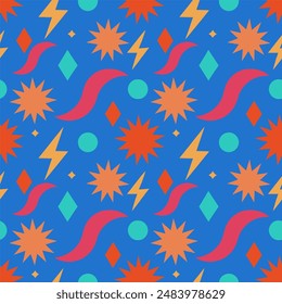 A seamless pattern is a repeating design with no visible borders or interruptions, creating a continuous, infinite look when tiled.