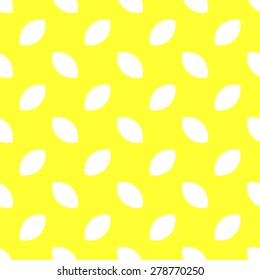 Seamless pattern with repeating elements like lemon yellow and white