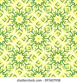 Seamless pattern with repeating floral patterns. Printing on paper, ceramics, textiles. Vector illustration.