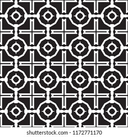 Seamless pattern of repeating geometric shapes. Abstract background for cover, texture, packing. Vector illustration.