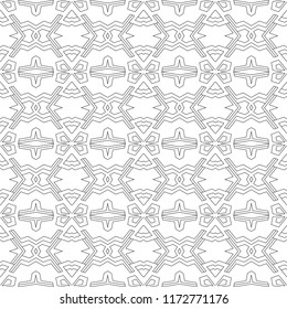 Seamless pattern of repeating geometric shapes. Abstract background for cover, texture, packing. Vector illustration.