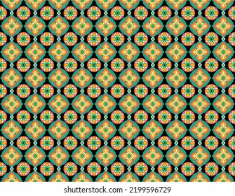 seamless pattern. Repeating geometric tiles