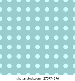 Seamless pattern of repeating the great circle on the aquamarine blue background