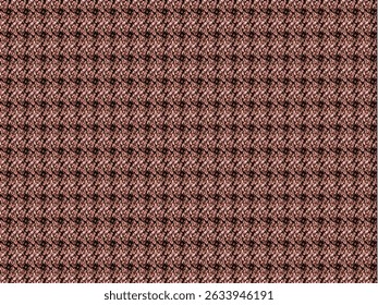 Um padrão sem emenda com um design de houndstooth repetitivo em tons de rosa e preto, dando-lhe uma texturizada, tecido aparência de tecido comumente usado na moda e estofamento.