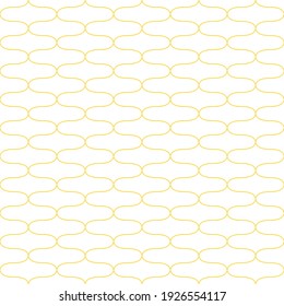Seamless pattern of repeating lines. Unusual lattice. Geometric orange background.