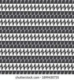 Patrón sin foco. Textura geométrica moderna repetitiva compuesta por tiras, pequeños triángulos, rombos, diamantes. Elemento vector del diseño gráfico