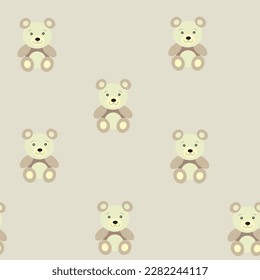 seamless pattern repeating texture background design ,fashion graphics, textile prints, fabrics teddy bear toy bear