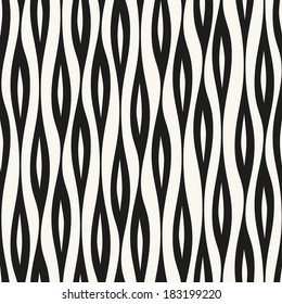 Seamless pattern. Repeating vector texture. Stylish wavy background
