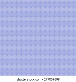 Seamless pattern of repetitive circles arranged in a line of light purple